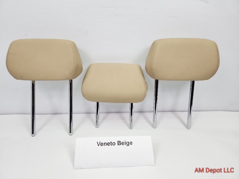 2014 BMW 320i 328i F30 Sedan Rear Headrest Set 3pc Veneto Beige 52207315208