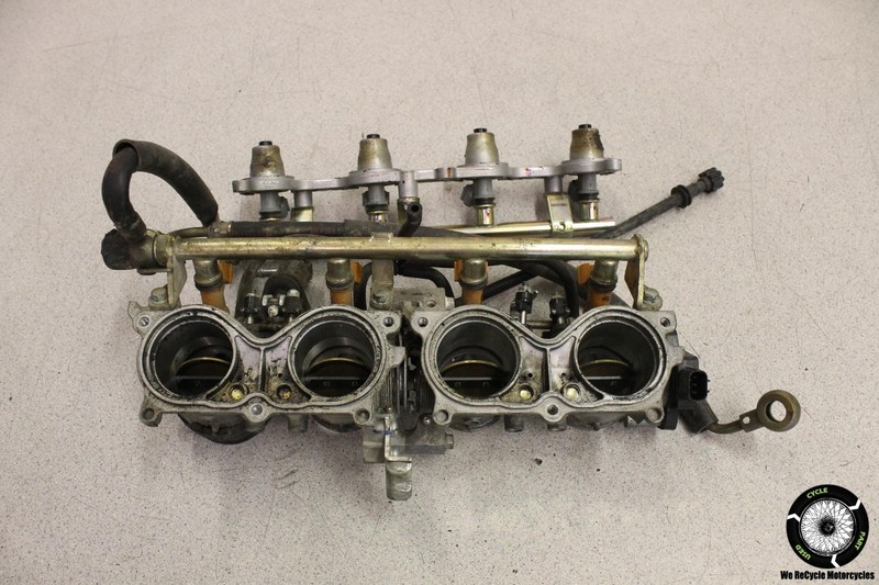 2006 Honda CBR600RR THROTTLE BODIES BODY INTAKE FUEL INJECTORS ASSEMBLY CBR 600