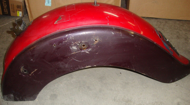 2000 Yamaha XVS650 XVS 650 A V Star Classic Rear Fender Wheel Wheel Red Back 00