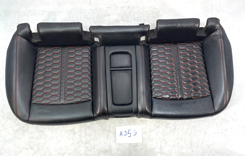 ✅ 18-24 Audi RS5 A5 S5 Coupe Rear Seat 2nd Row Lower Cushion Leather Black