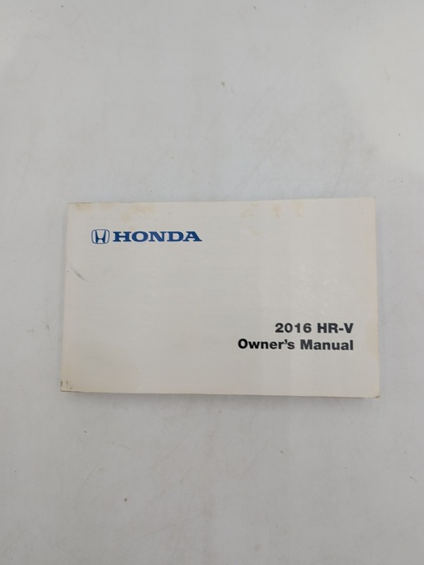 2016 HONDA HR-V OWNERS MANUAL USER GUIDE LX UNIQ EPIC EX EX-L SPORT I4 1.8L FWD