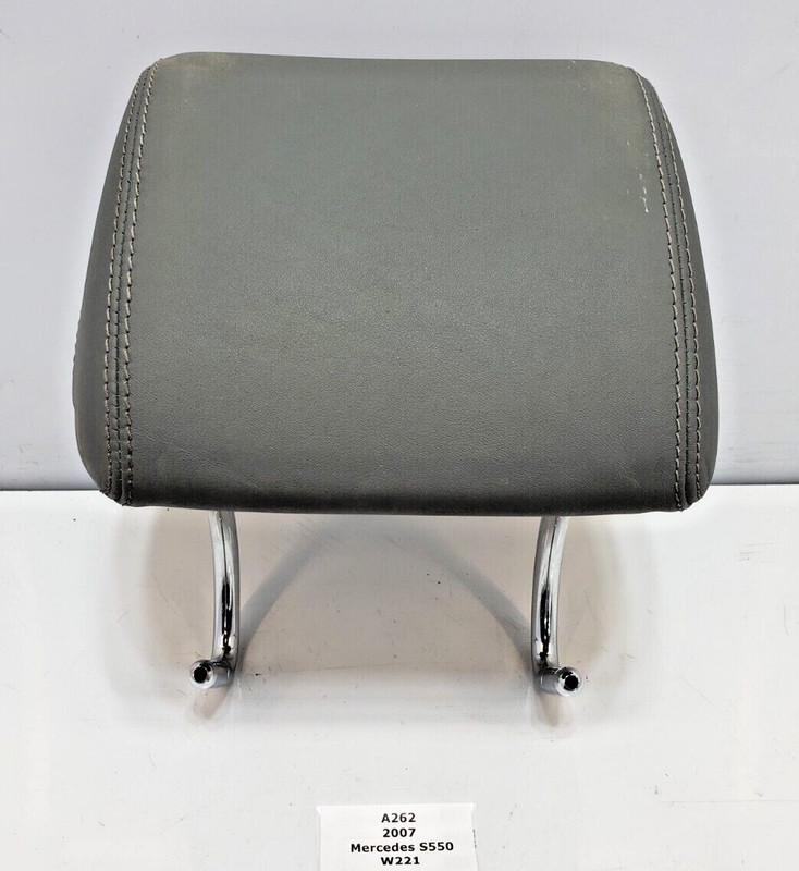 ✅ 2007-2013 OEM Mercedes W221 S550 Rear Right Passenger Headrest Leather Gray