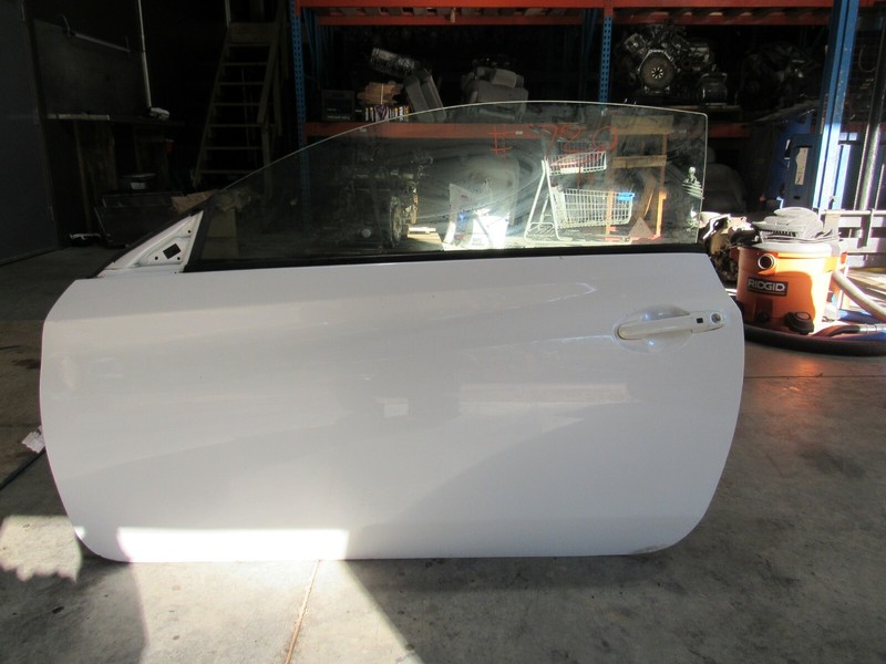 13-16 HYUNDAI GENESIS COUPE LEFT DRIVER FRONT DOOR ELECTRIC WINDOW WHITE AF