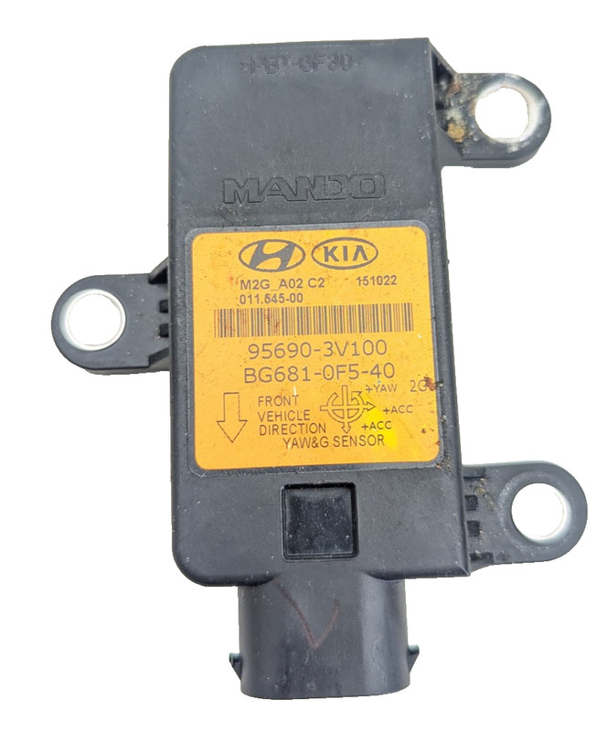 2016 16 HYUNDAI GENESIS COUPE 3.8L - YAW RATE SENSOR - 95690-3V100