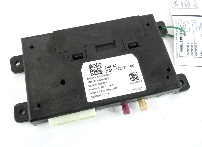 2018 2019 Ford Escape Telematics Communication Control Module OEM JL3T-14G087-CK