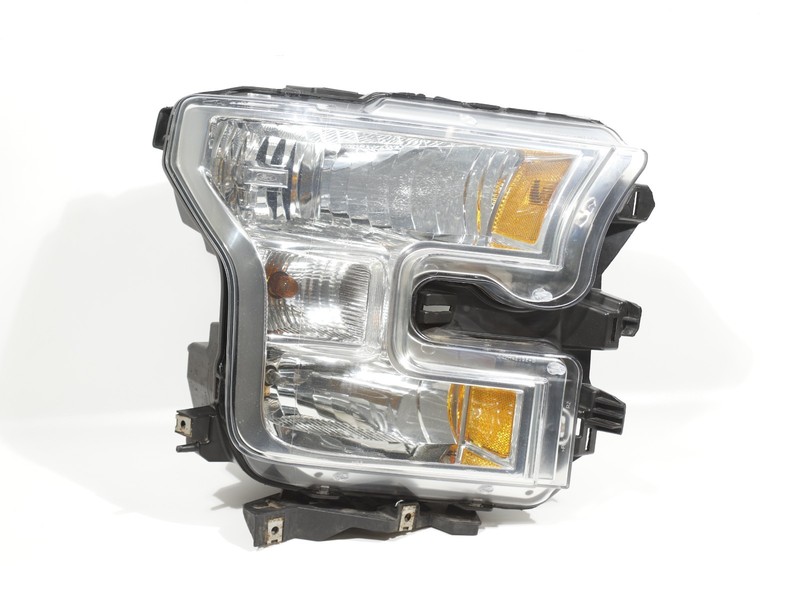 15-17 Ford F150 Front RIGHT Passenger Side Headlight Headlamp Halogen Chrome OEM