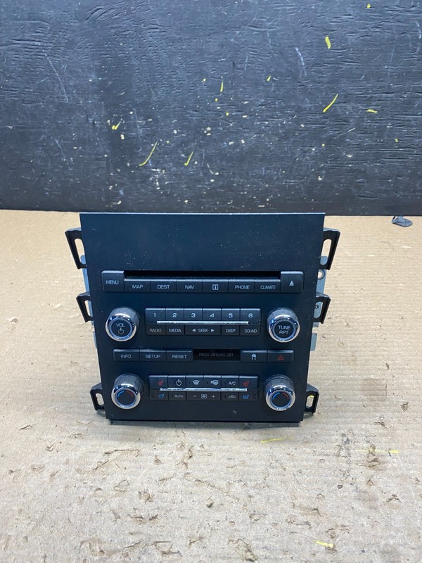 2010 Lincoln Mkz Radio Navigation Hvac Climate Control Panel S6778 DG