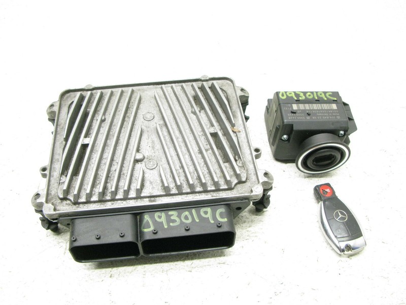 06-09 MERCEDES CLK350 E350 ENGINE CONTROL COMPUTER ECU ECM IGNITION MODULE KEY