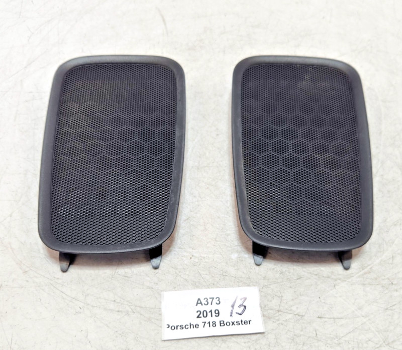 ✅ 2013-2025 OEM Porsche 718 Boxster 982 Rear Left Right Speaker Cover Trim SET