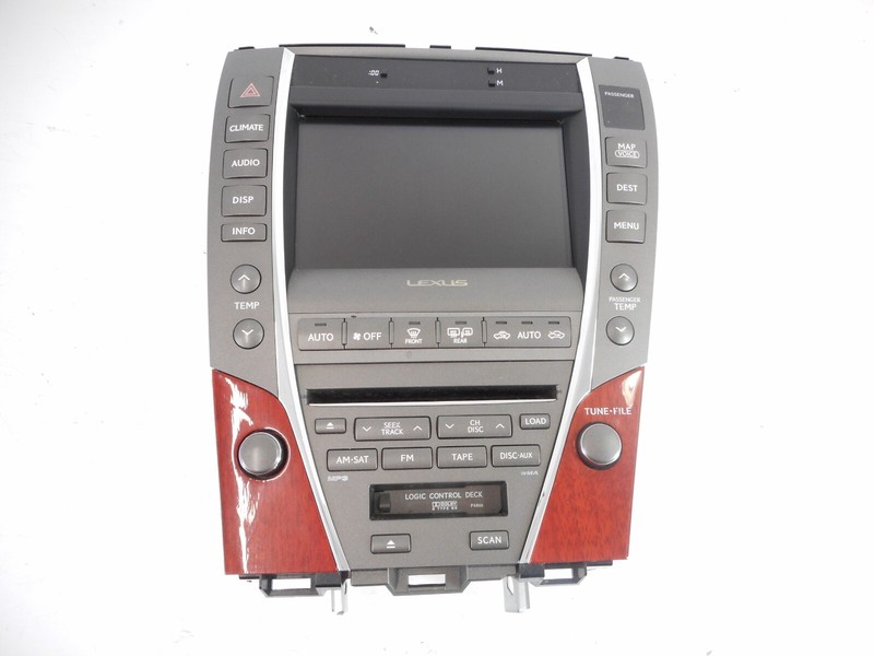 07-09 Lexus ES350 Radio Stereo Display Receiver P6866 Player Climate Control OEM