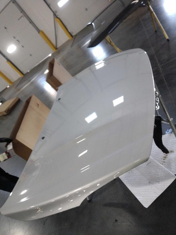 2012 Volvo S60 Hood Panel Silver OEM Good Condition No Rust 313353500