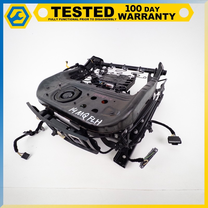 14-19 MASERATI QUATTROPORTE FRONT LEFT SIDE SEAT RAIL TRACK FRAME MOTOR OEM