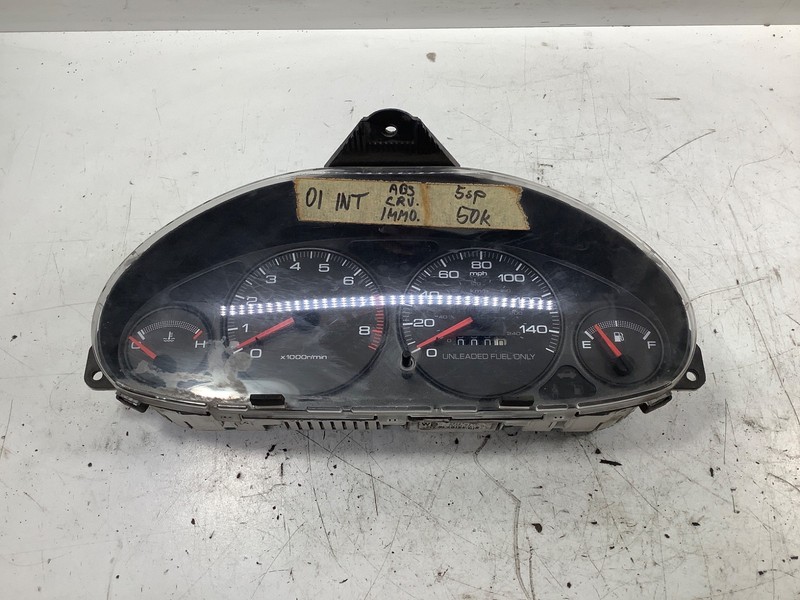 00-01 Acura Integra 2DR 5sp Instrument Cluster with ABS 50K miles OEM