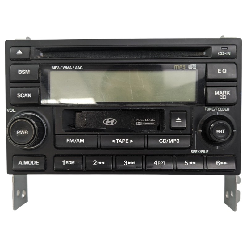 2005 2006 Hyundai Tucson Cassette CD MP3 Player Radio Receiver 96180-2E100 OEM