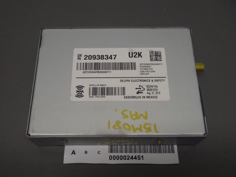 XM Satellite Radio Receiver Module Fits 2009-2017 Chevrolet Traverse 64372