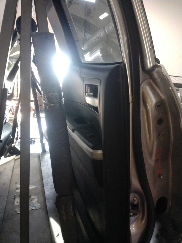 2014 Toyota Tundra Left Rear Door Grey 575482 Used 141K Miles OEM