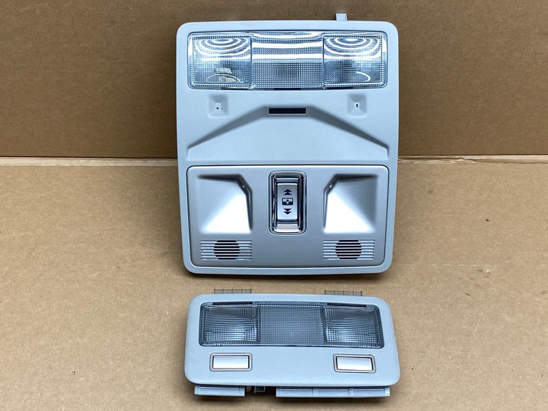 2009-2015 JAGUAR XF FRONT & REAR ROOF DOME LIGHT LAMP SET OEM LOT713