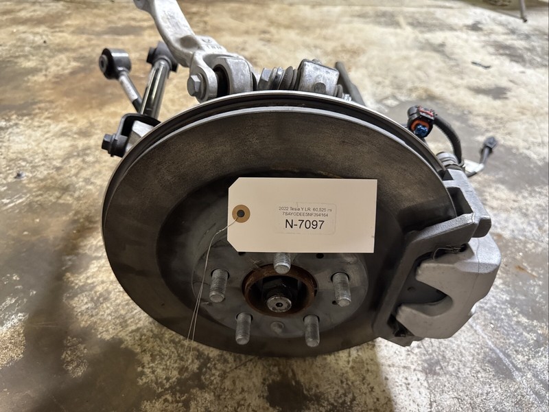 2021-2023 Tesla Model Y Rear Left Knuckle Assembly OEM 7097 S12