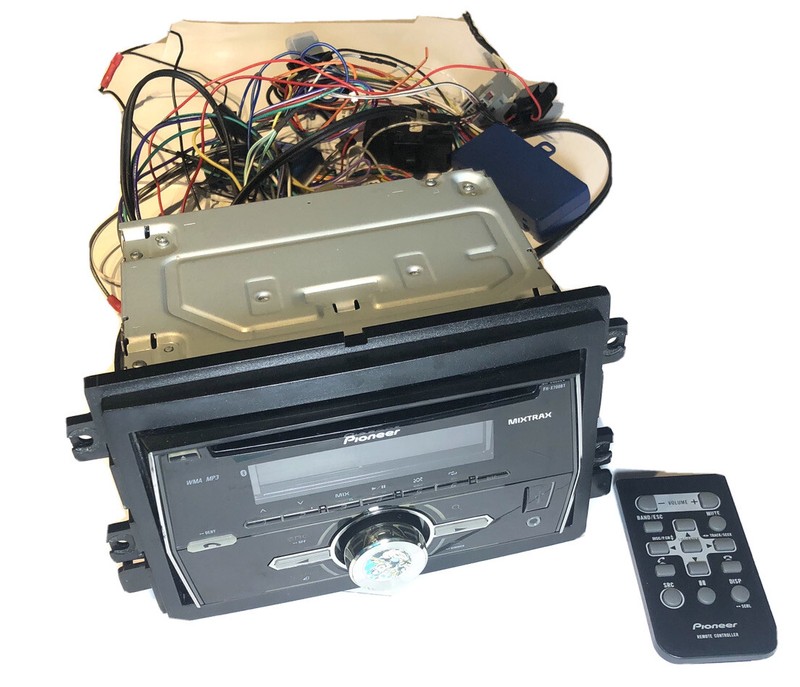 06 07 08 09 10 DODGE RAM CAR STEREO RADIO DOUBLE DIN INSTALLATION DASH KIT PANEL