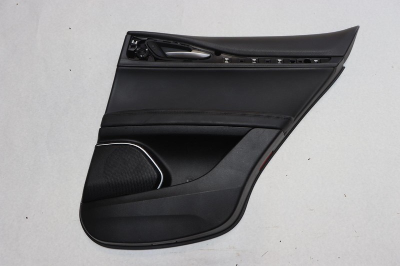 2018-2021 ALFA ROMEO STELVIO REAR RGHT SIDE DOOR PANEL TRIM COVER BLACK OEM