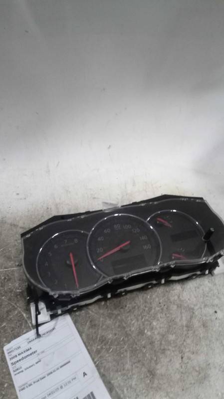 Used Speedometer Gauge fits: 2009 Nissan Maxima Analog cluster MPH Grade B