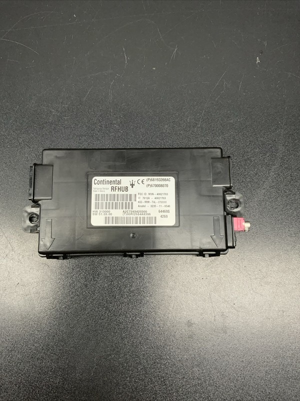 14-17 MASERATI GHIBLI M157 KEYLESS ENTRY CONTROL MODULE UNIT 670008070 OEM