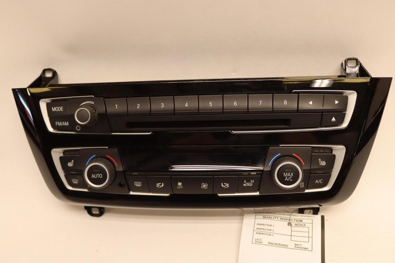 2017-2019 BMW 330I F30 DASH RADIO & A/C HEATER CLIMATE TEMPERATURE PANEL OEM