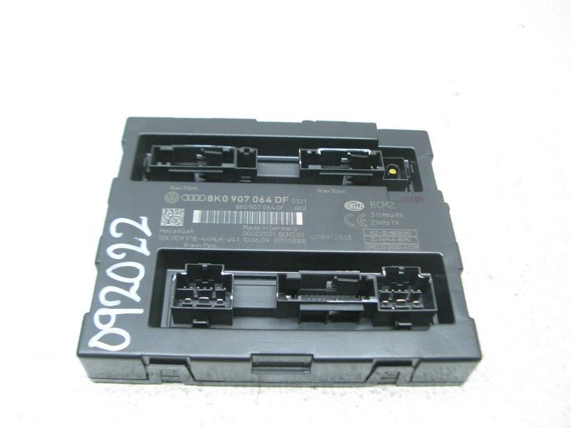 08-12 AUDI B8 A4 S4 8T A5 S5 BODY COMFORT CONTROL MODULE UNIT OEM 092022
