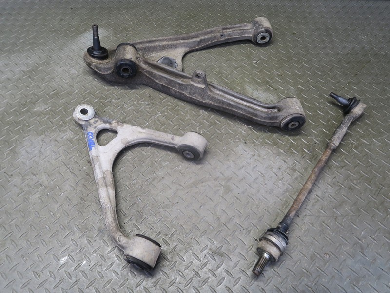 2004-2009 CADILLAC XLR REAR LEFT SUSPENSION LOWER & UPPER CONTROL ARM SET OF 3