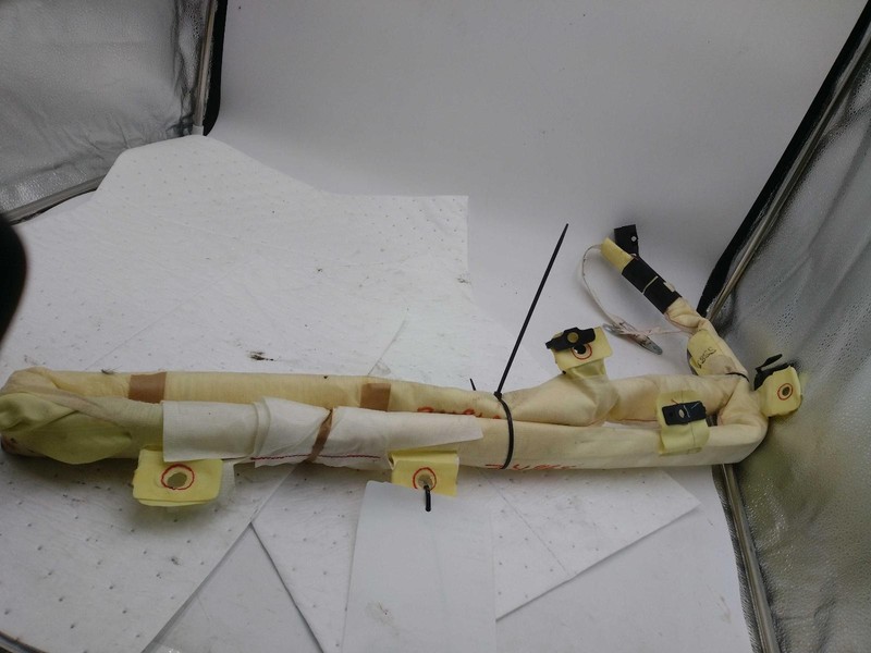 2008 Chevrolet Trailblazer Right Curtain Air Bag Silver 121K Miles OEM