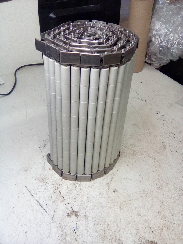 Tsubaki Chain Co. 44 Links SS Conveyor Roller Chain