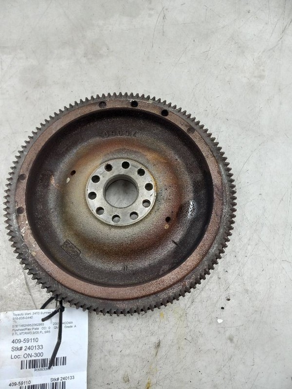 05-17 TOYOTA TACOMA SR5 2.7L FLYWHEEL FLEX PLATE MANUAL TRANSMISSION