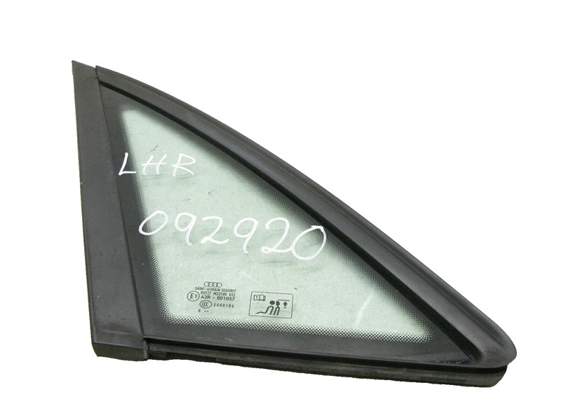 04-08 AUDI B7 A4 SEDAN REAR GLASS WINDOW QUARTER DRIVER LEFT REAR OEM 092920