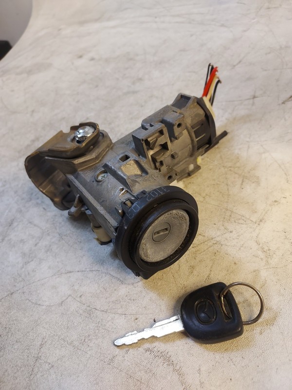 2011-2014 Mazda 2 Ignition Switch Assembly with Key & Immobilizer OEM