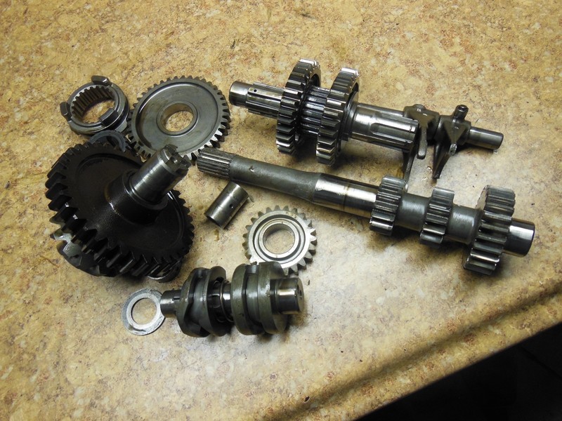 2009 Suzuki King Quad Kingquad 500 AXI Engine Transmission Gears Shift Fork 09