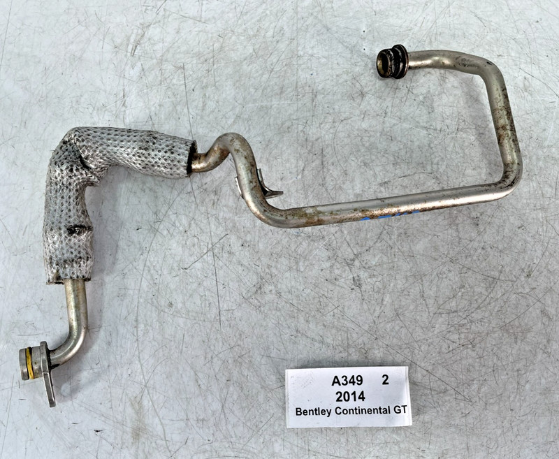 ✅ 13-17 OEM Bentley Continental GT GTC 4.0L V8 Right Passenger Turbo Oil Line