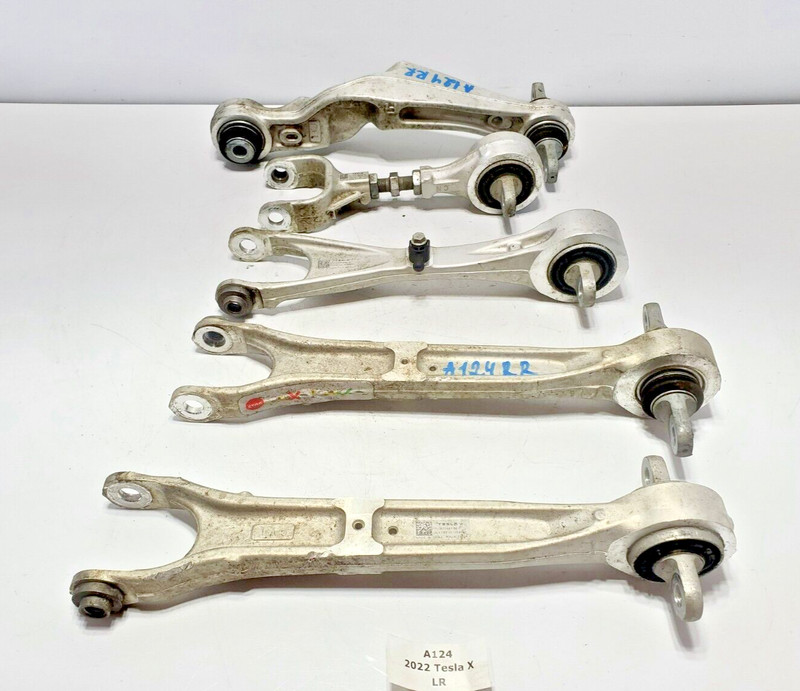 ✅ 2021-2023 OEM Tesla Model S X Rear Right Passenger Lower Upper Control Arm SET