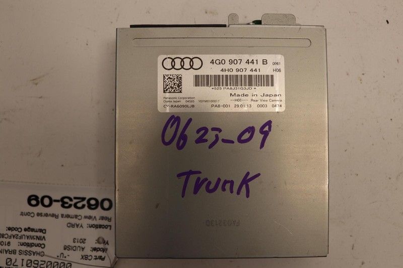 2013-2015 AUDI S6 C7 REAR VIEW REVERSE BACKUP CAMERA CONTROL MODULE OEM