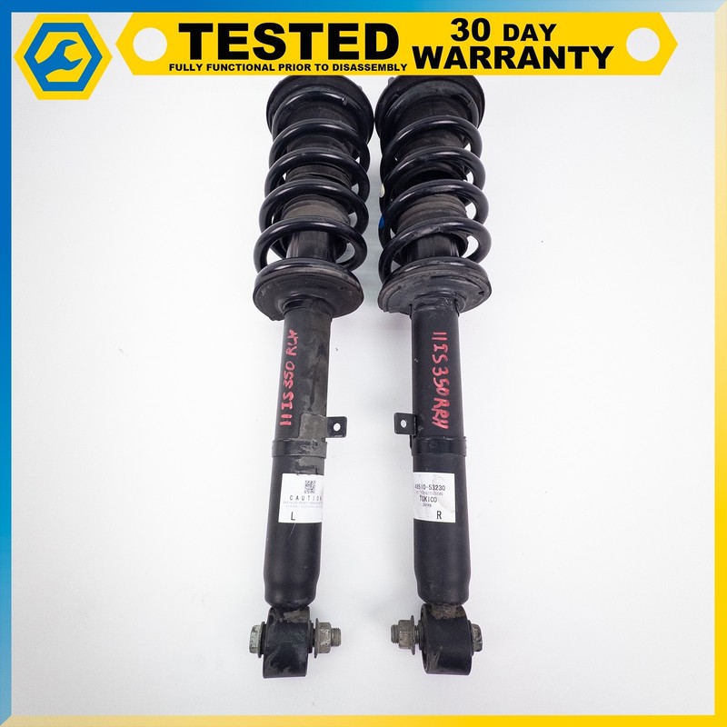 06-13 LEXUS IS250 IS350 FRONT RIGHT LEFT SHOCK ABSORBER W/ SPING ASSEMBLY SET OE