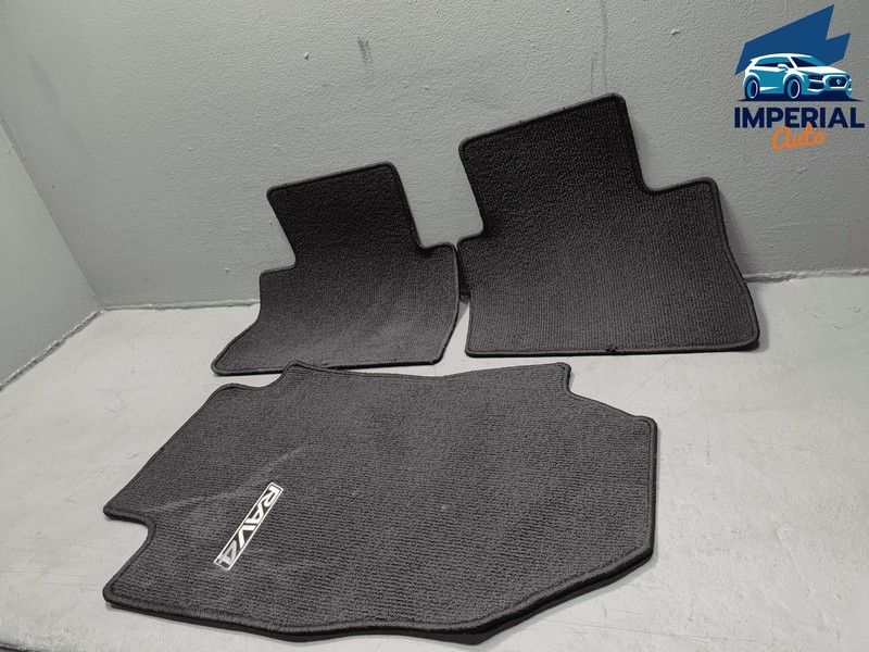 2019-2025 Toyota RAV4 Carpet Floor Mat Front Rear Set of 3 pcs OEM