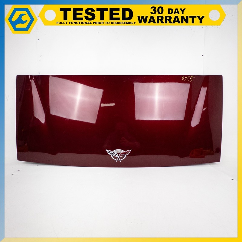 98-04 Chevy Corvette C5 Convertible TRUNK LID Red 94U OEM