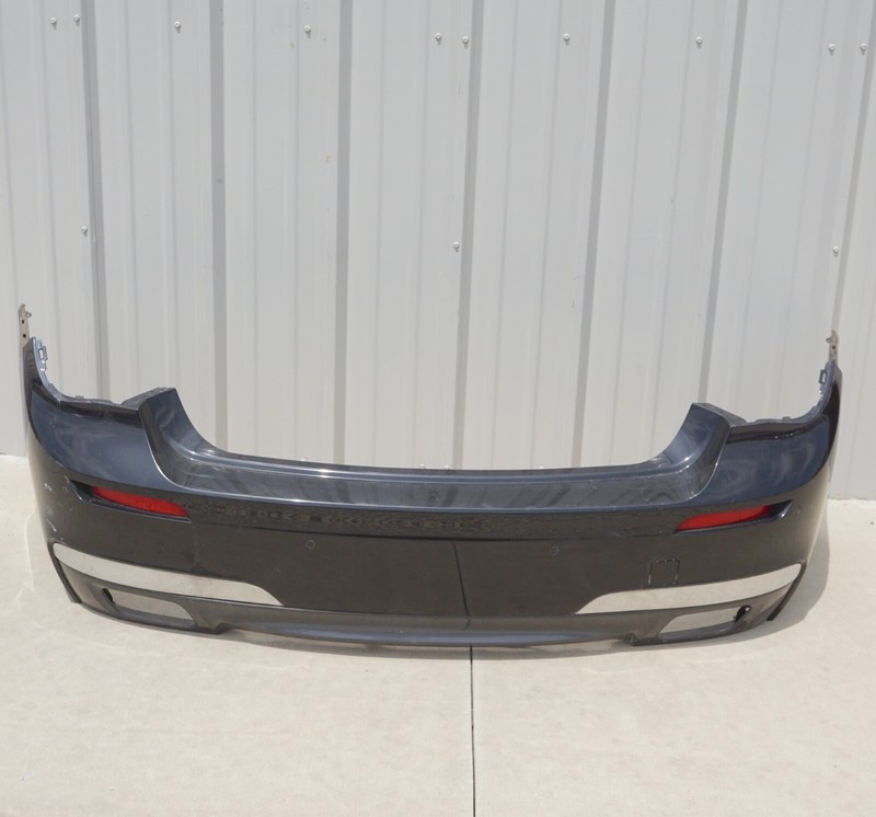 2009 - 2015 BMW 750i 750li F01 F02 Rear Bumper Cover Molding Cover Panel OEM