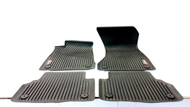 17-24 Audi b9 s4 floor all weather rubber mat front rear set oem 08152C