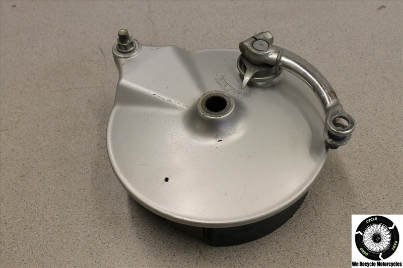 1999 KAWASAKI VN 750 VULCAN REAR WHEEL BRAKE HUB DRUM PLATE ASSEMBLY VN750 99