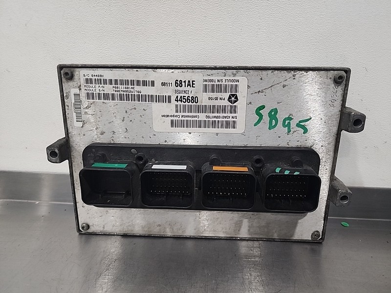 2012 JEEP GRAND CHEROKEE 3.6L ENGINE COMP ECU ECM 68111681AE OEM AT