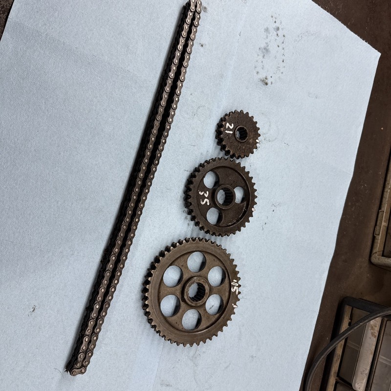 1967 - 1975 AMF Ski-Daddler Mark V Harley Davidson Snowmobile Chain case Parts