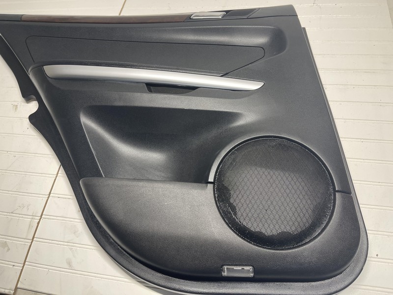 06-08 Mercedes Benz ML500 W164 Rear Driver Letf Door Panel Black Oem