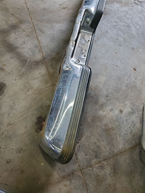 Rear Bumper Step Bumper Chrome Fits 88-00 CHEVROLET 2500 PICKUP 283342