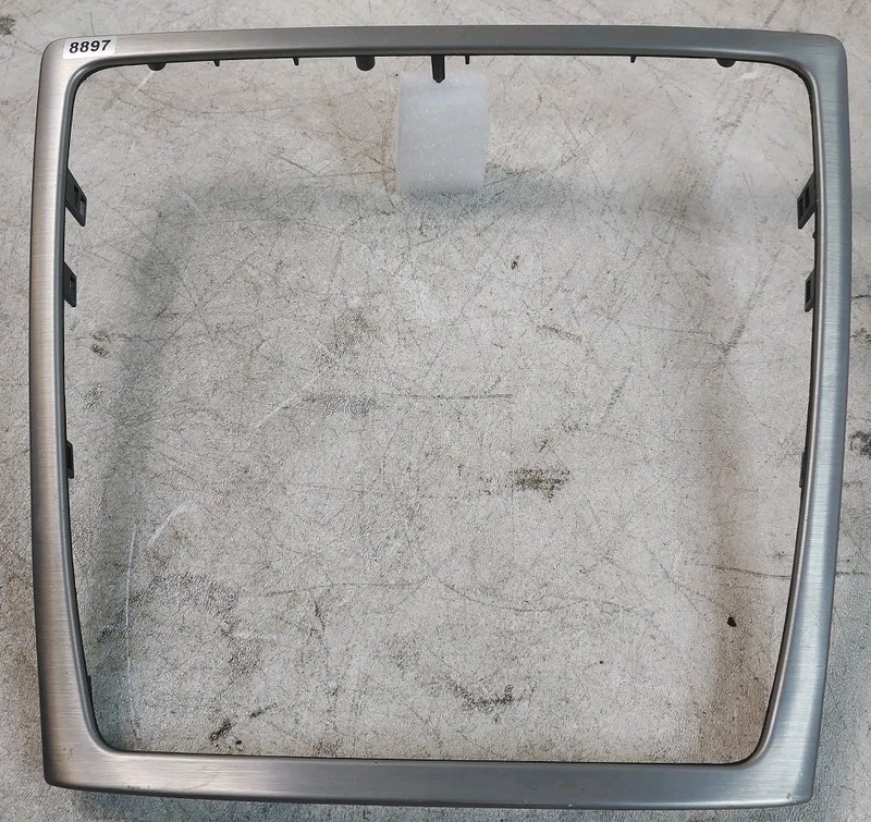 2005-07 Volvo S60 R Brushed Aluminum Radio Climate Panel Trim Bezel 30672110 OEM