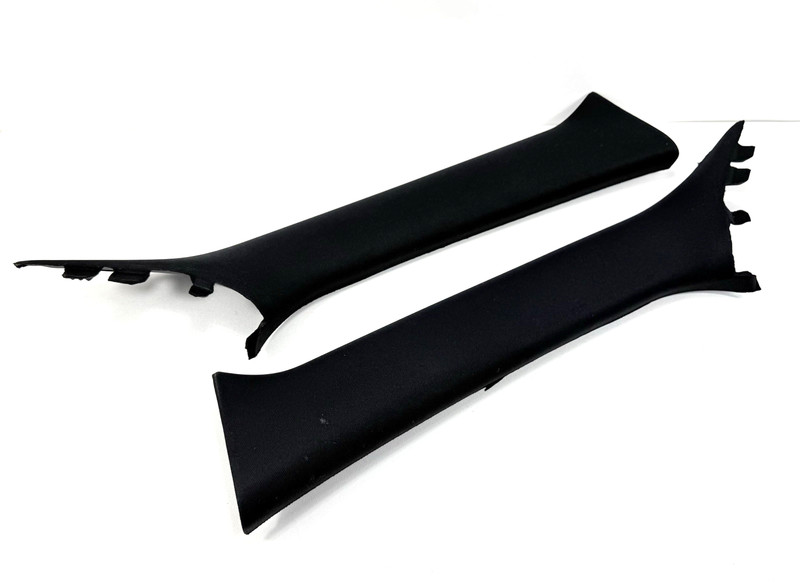 2011-2014 Chrysler 300 Front Windshield A-Pillar Panel Covers Trim Pair Black